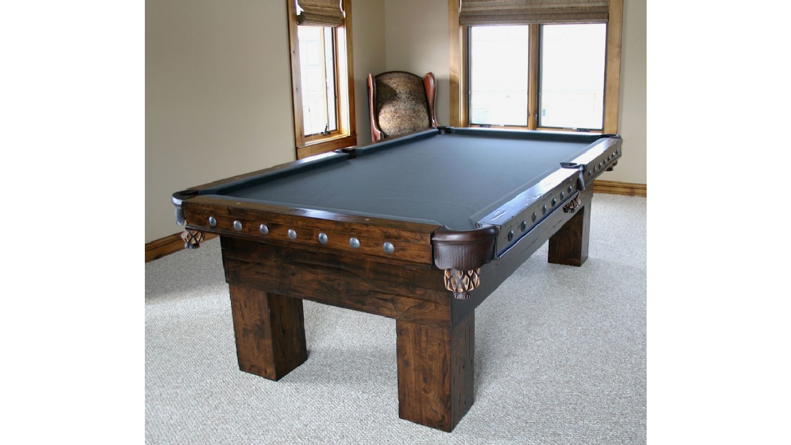 Custom American Prairie Billiard Table